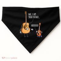 Funny Guitar Ukelele Uke I Am Your Father Musician Music USA-Made Doggie Bandana thumb 0
