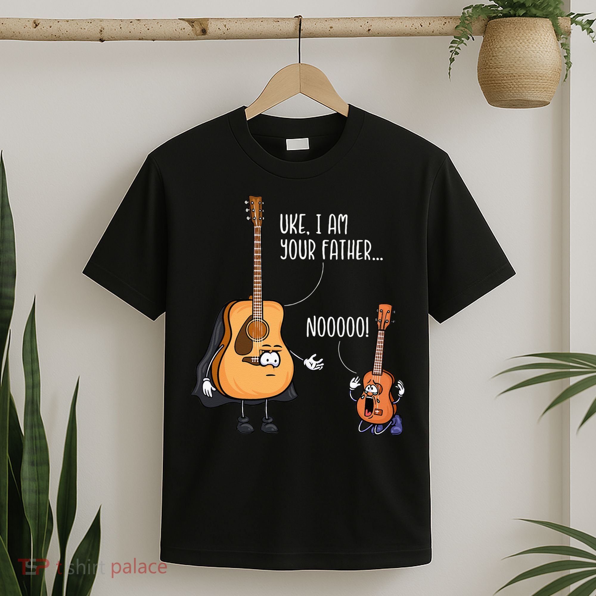 Funny Guitar Ukelele Uke I Am Your Father Musician Music T-Shirt