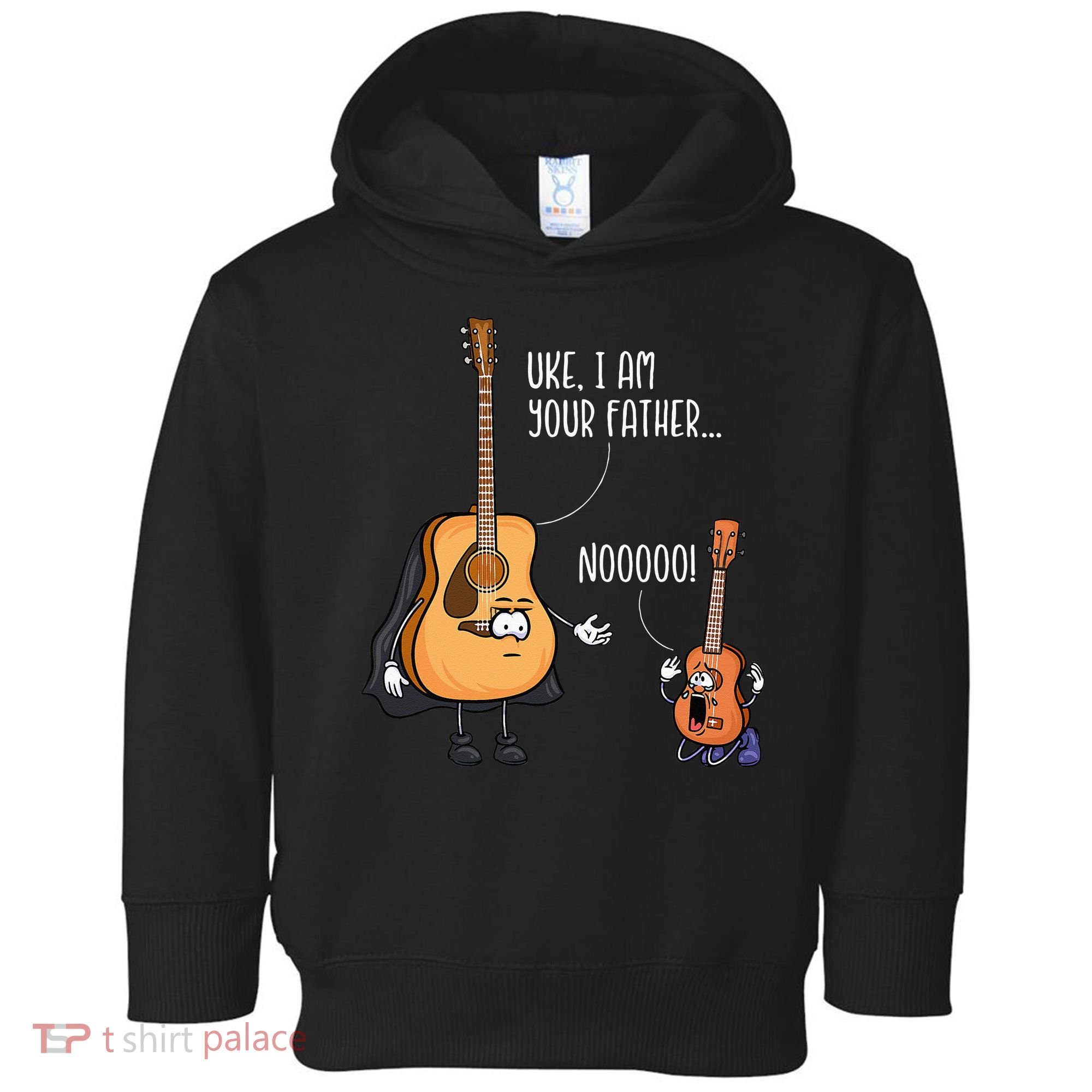 Funny Guitar Ukelele Uke I Am Your Father Musician Music Toddler Hoodie
