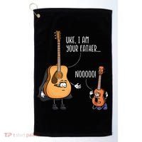 Funny Guitar Ukelele Uke I Am Your Father Musician Music Golf Towel thumb 0