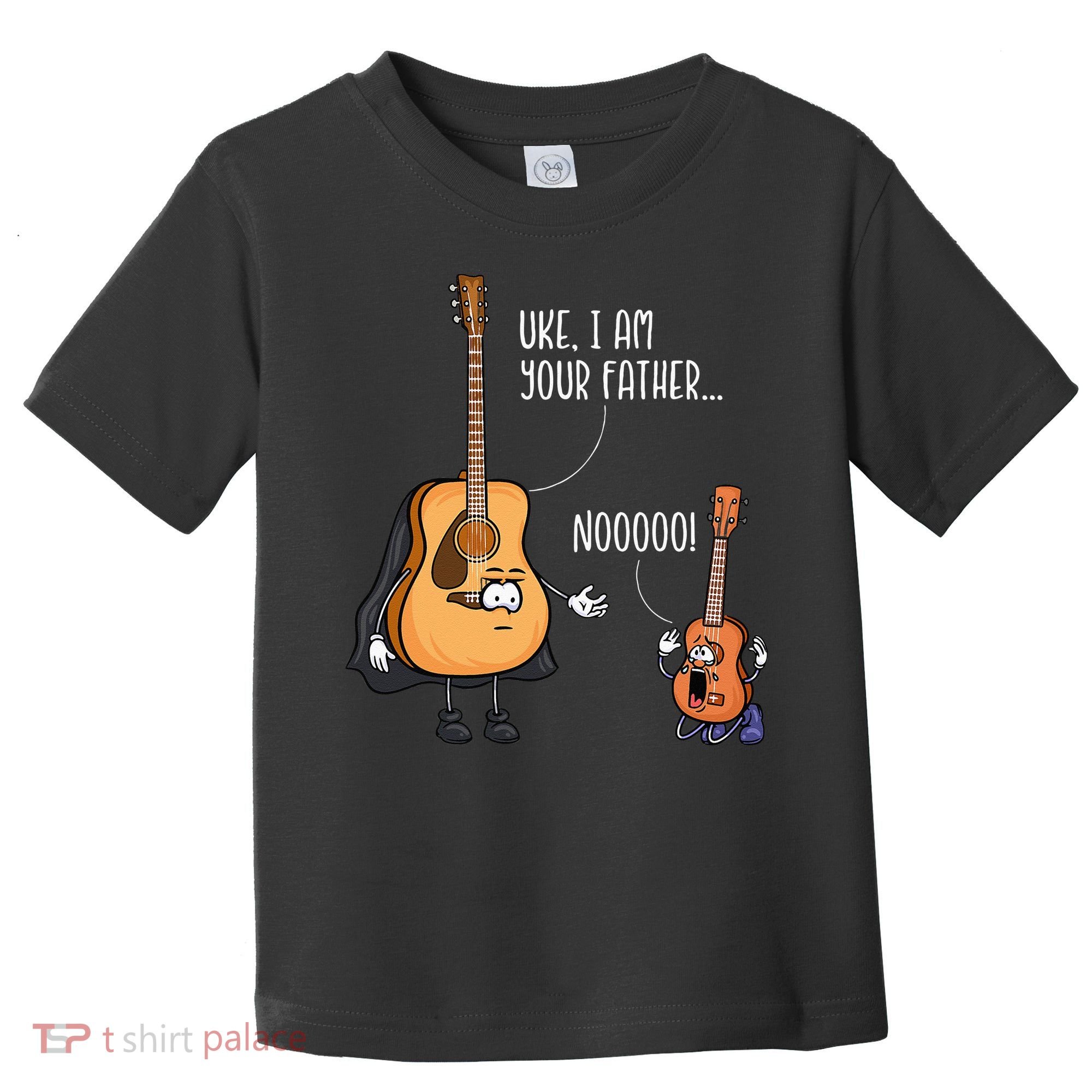 Funny Guitar Ukelele Uke I Am Your Father Musician Music Toddler T-Shirt