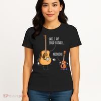 Funny Guitar Ukelele Uke I Am Your Father Musician Music Women's T-Shirt thumb 4