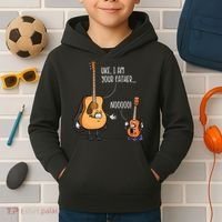 Funny Guitar Ukelele Uke I Am Your Father Musician Music Kids Hoodie thumb 2