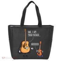 Funny Guitar Ukelele Uke I Am Your Father Musician Music Tote Bag thumb 0
