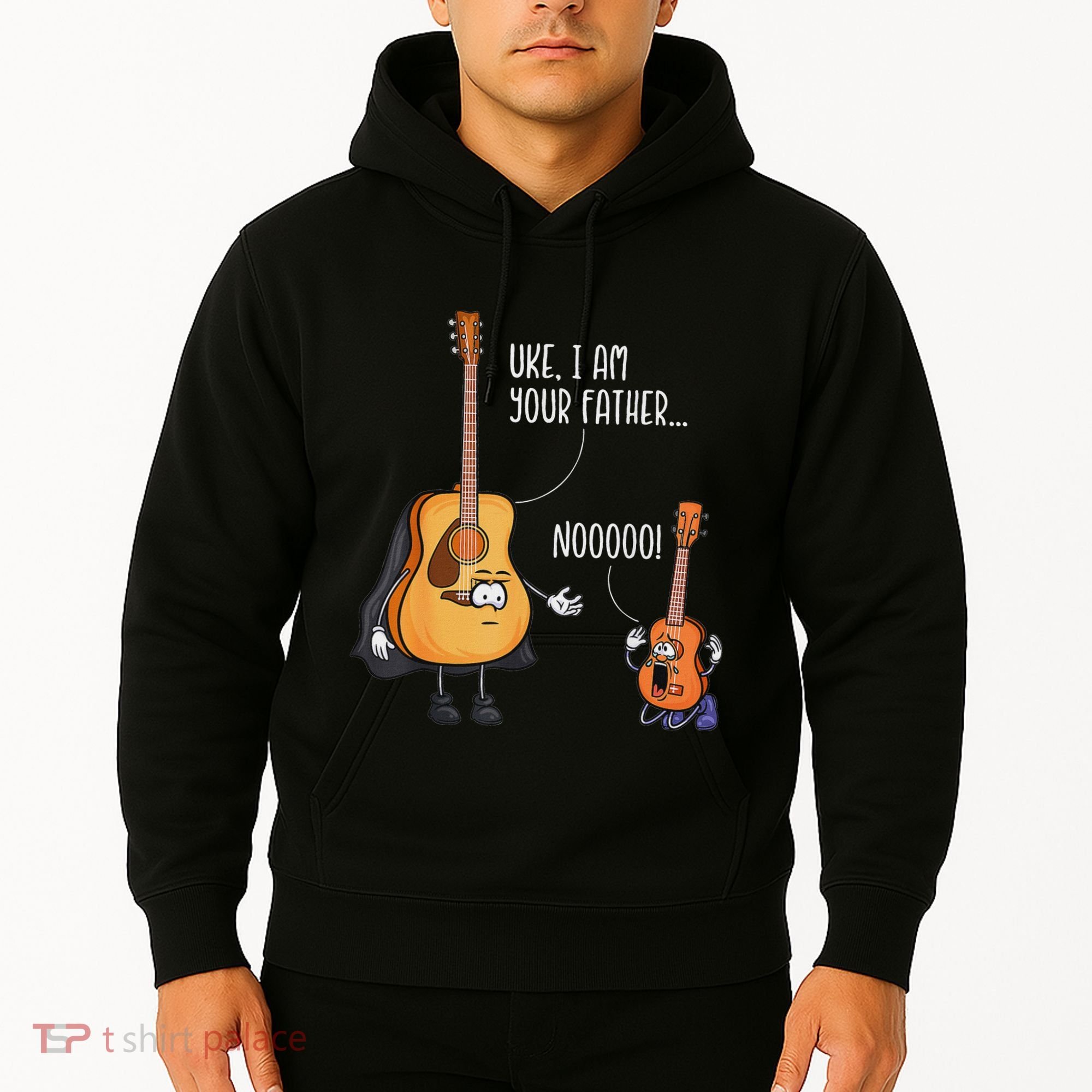 Funny Guitar  Ukelele  Uke I Am Your Father Hoodie