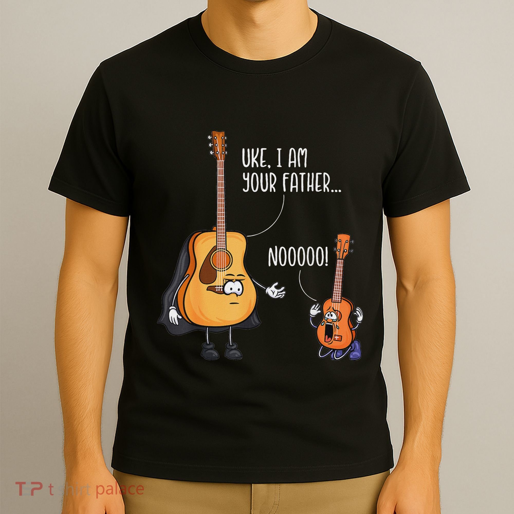 Funny Guitar  Ukelele  Uke I Am Your Father T-Shirt