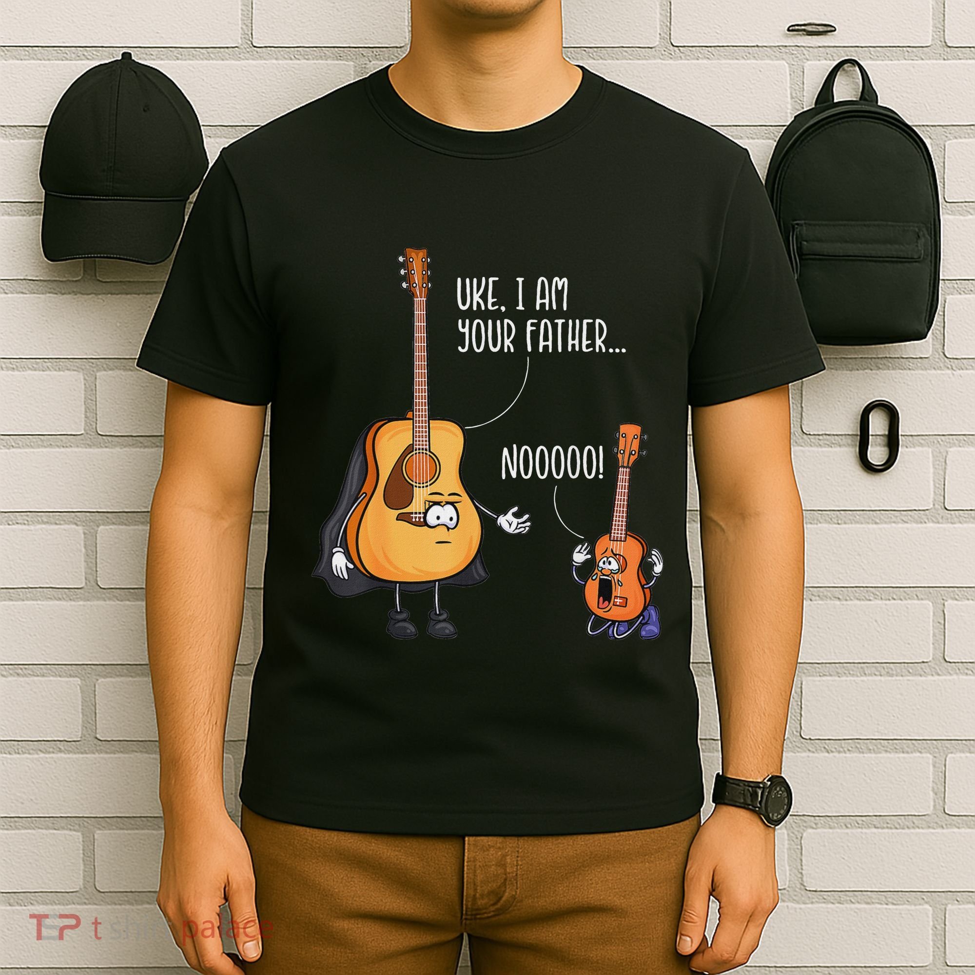 Funny Guitar  Ukelele  Uke I Am Your Father T-Shirt