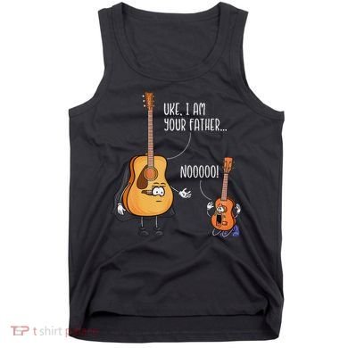 Funny Guitar  Ukelele  Uke I Am Your Father Tank Top