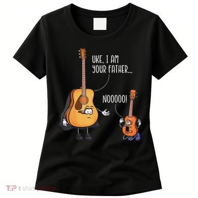 Funny Guitar  Ukelele  Uke I Am Your Father Women's T-Shirt