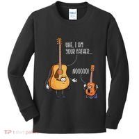 Funny Guitar  Ukelele  Uke I Am Your Father Kids Long Sleeve Shirt thumb 0