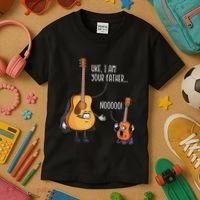 Funny Guitar  Ukelele  Uke I Am Your Father Kids T-Shirt thumb 3