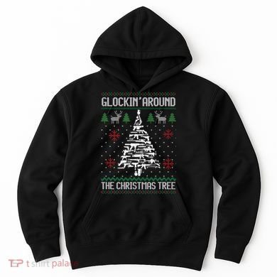 Funny Guns Ugly Christmas Sweaters for Gun Lovers Hoodie
