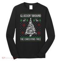Funny Guns Ugly Christmas Sweaters for Gun Lovers Long Sleeve Shirt thumb 0
