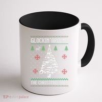 Funny Guns Ugly Christmas Sweaters for Gun Lovers Coffee Mug thumb 1