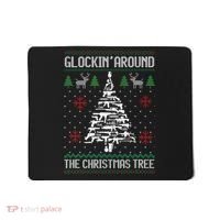 Funny Guns Ugly Christmas Sweaters for Gun Lovers Mousepad thumb 0