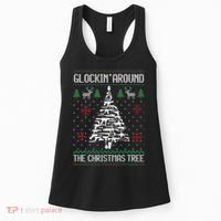 Funny Guns Ugly Christmas Sweaters for Gun Lovers Women's Tank Top thumb 0