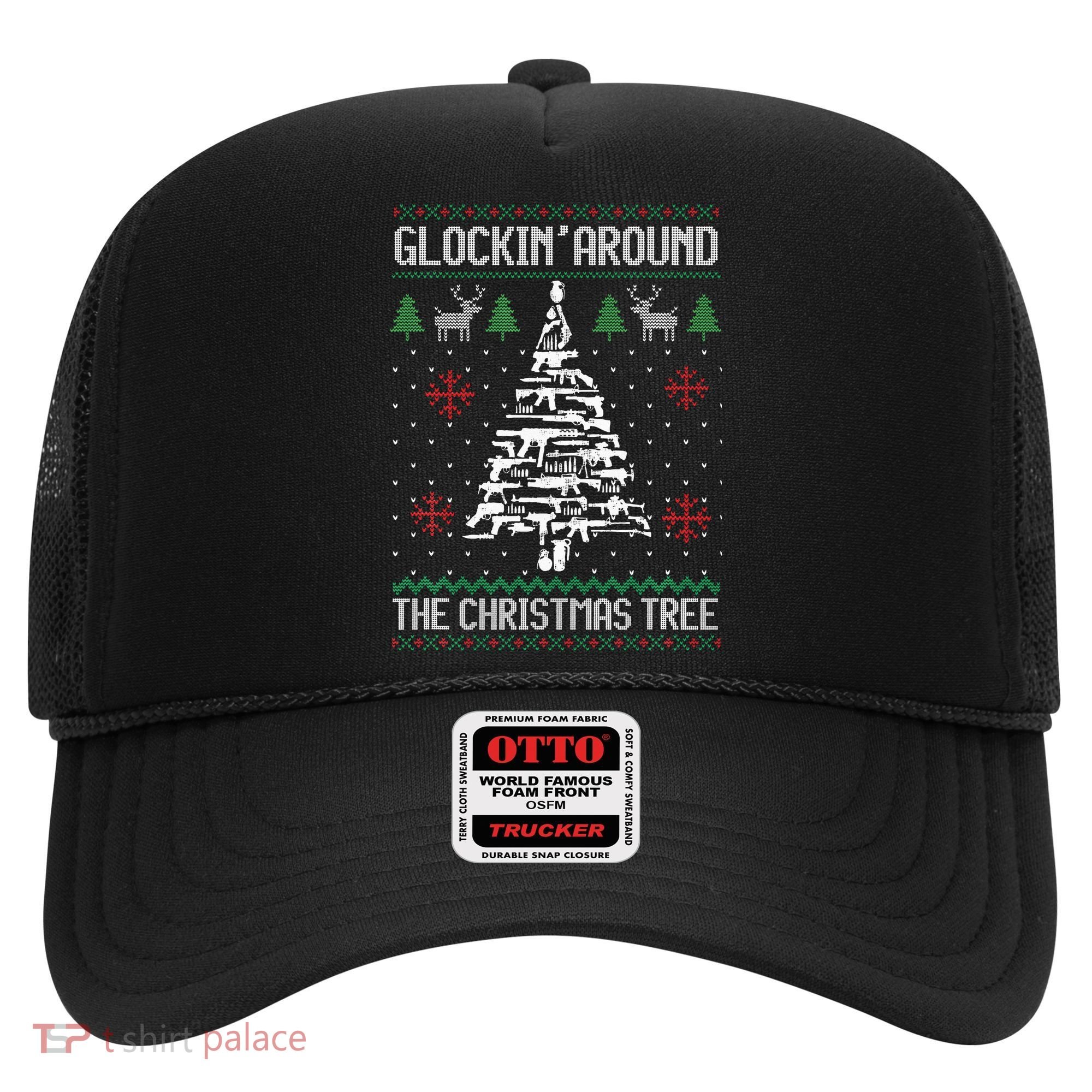Funny Guns Ugly Christmas Sweaters for Gun Lovers Hat