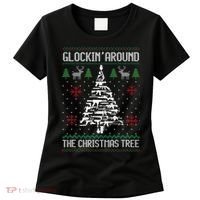 Funny Guns Ugly Christmas Sweaters for Gun Lovers Women's T-Shirt thumb 0