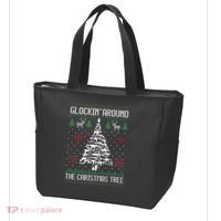 Funny Guns Ugly Christmas Sweaters for Gun Lovers Tote Bag thumb 3