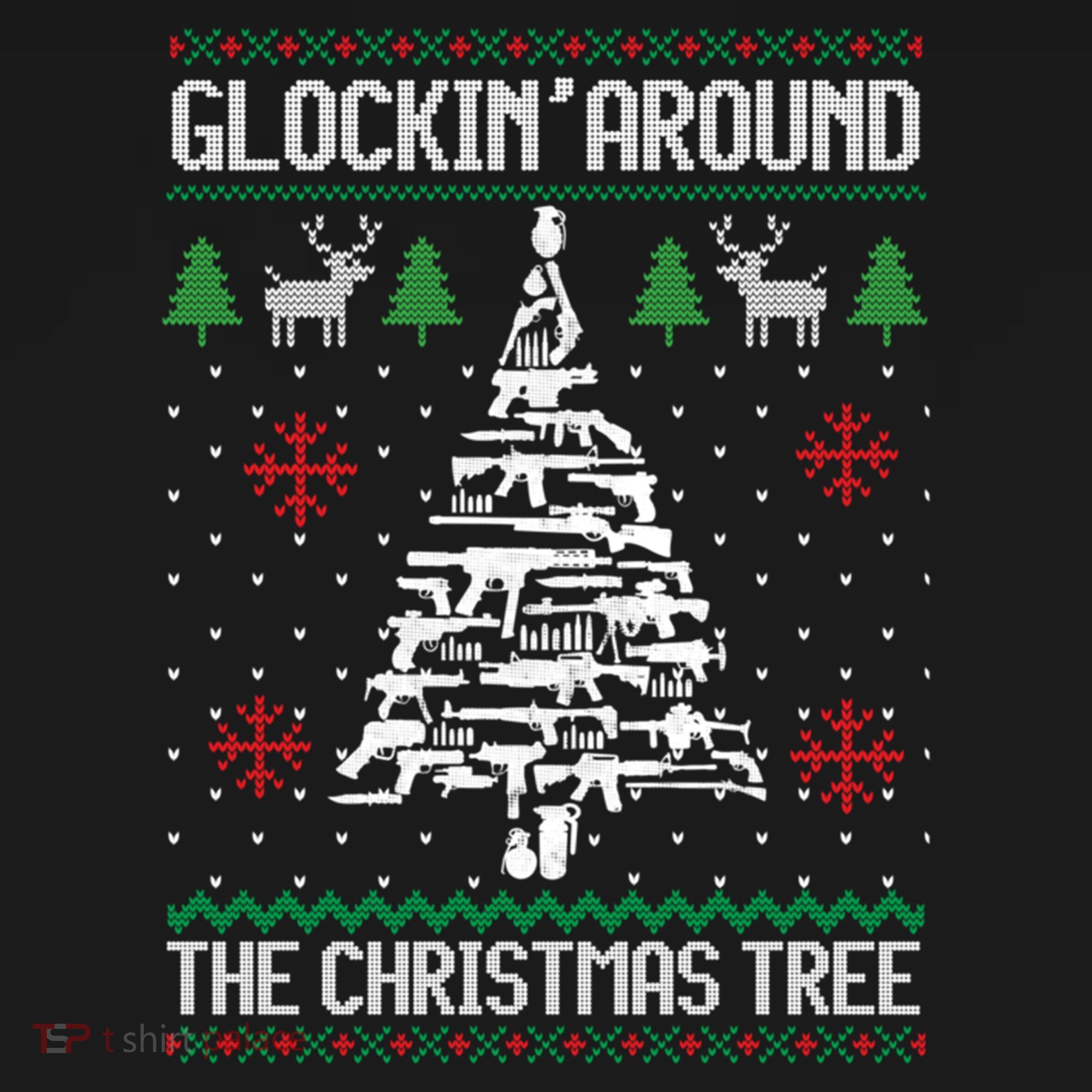Funny Guns Ugly Christmas For Gun Lovers Meaningful Gift Women's Hoodie