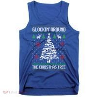 Funny Guns Ugly Christmas For Gun Lovers Meaningful Gift Tank Top thumb 0