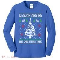 Funny Guns Ugly Christmas For Gun Lovers Meaningful Gift Kids Long Sleeve Shirt thumb 0