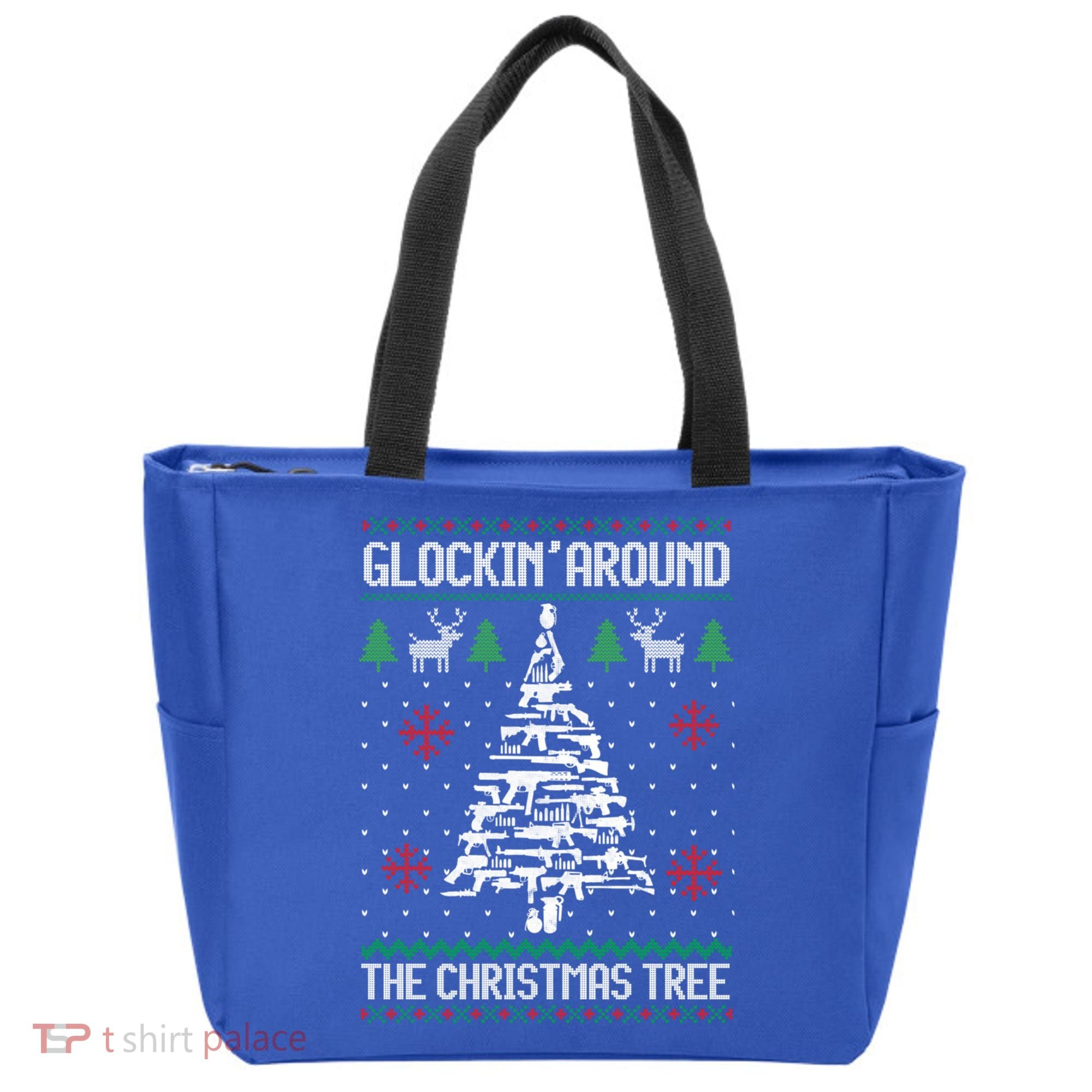 Funny Guns Ugly Christmas For Gun Lovers Meaningful Gift Tote Bag