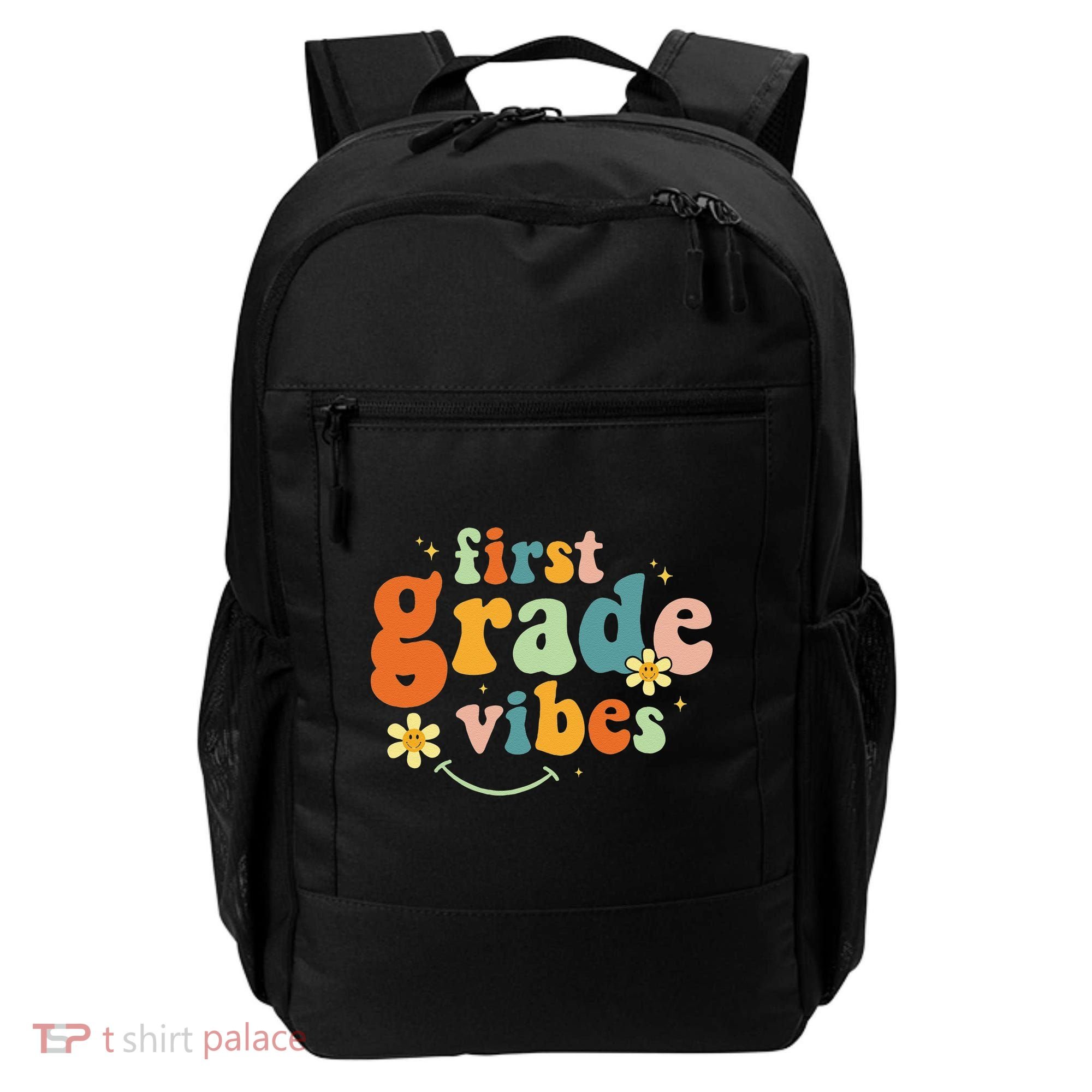 First Grade Vibes 1st Grade Team Retro 1st Day Of School Backpack