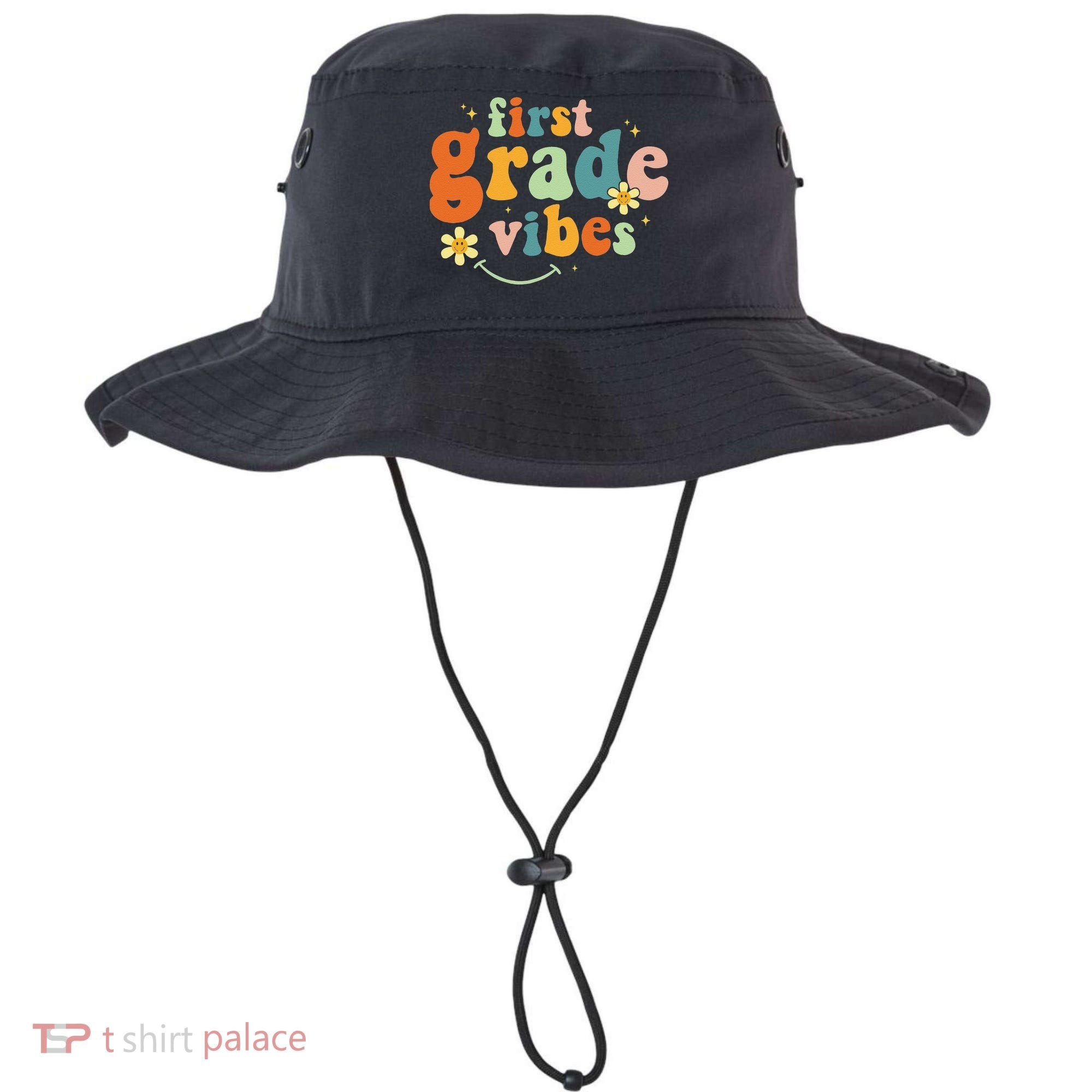First Grade Vibes 1st Grade Team Retro 1st Day Of School Bucket Hat