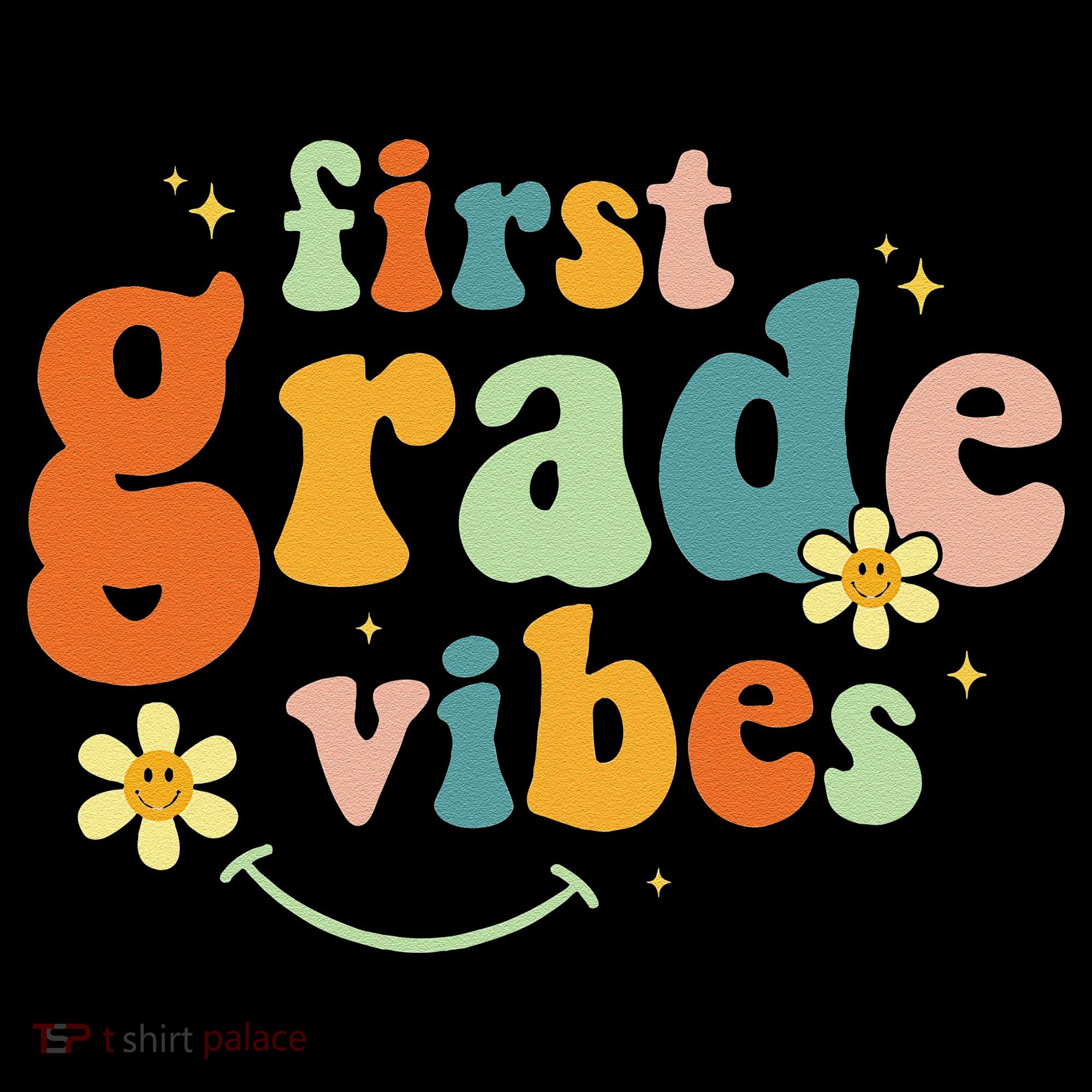 First Grade Vibes 1st Grade Team Retro 1st Day Of School Coffee Mug