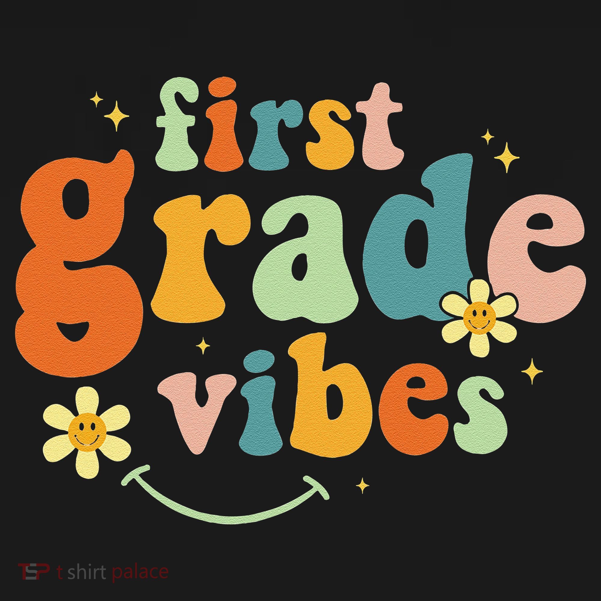 First Grade Vibes 1st Grade Team Retro 1st Day Of School Women's Hoodie