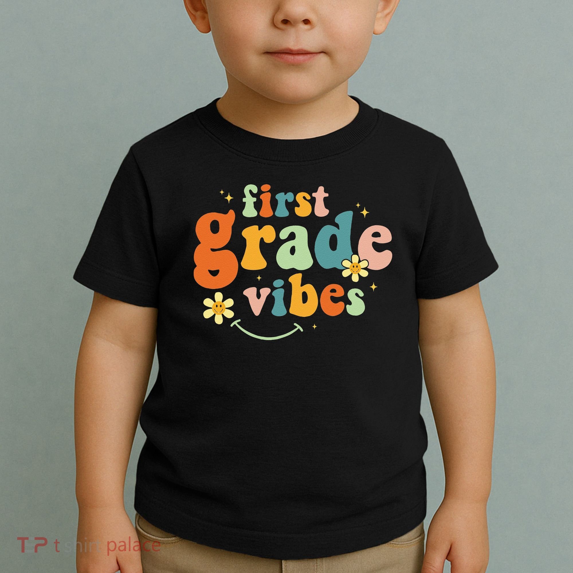 First Grade Vibes 1st Grade Team Retro 1st Day Of School Toddler T-Shirt