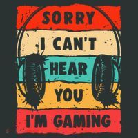 Funny Gamer Video Gaming Sorry I CanT Here You Long Sleeve Shirt thumb 2