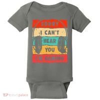 Funny Gamer Video Gaming Sorry I CanT Here You Baby Bodysuit thumb 0