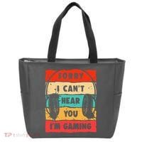 Funny Gamer Video Gaming Sorry I CanT Here You Tote Bag thumb 0