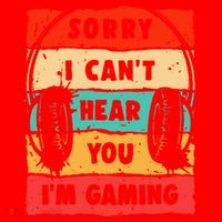 Funny Gamer Video Gaming Sorry I CanT Here You Santa Hat thumb 1