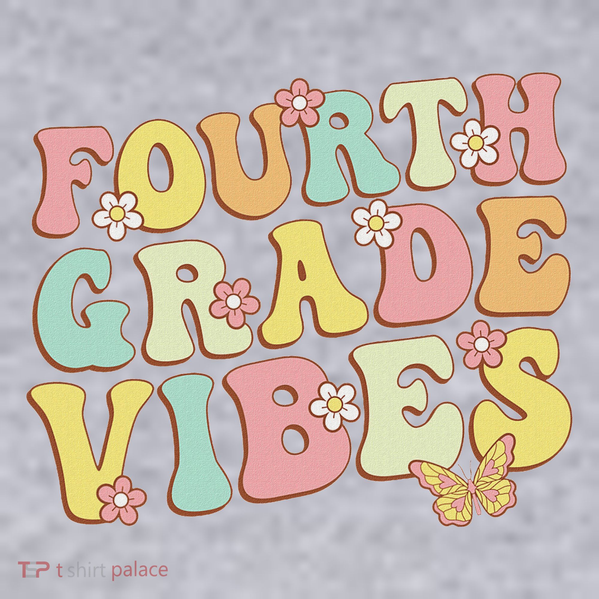 Fourth Grade Vibes Hello Team 4th Grade Teacher Retro Women's Sweatshirt