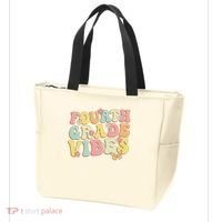 Fourth Grade Vibes Hello Team 4th Grade Teacher Retro Tote Bag thumb 3
