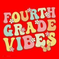 Fourth Grade Vibes Hello Team 4th Grade Teacher Retro Santa Hat thumb 1