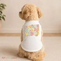 Fourth Grade Vibes Hello Team 4th Grade Teacher Retro Doggie Tank thumb 2