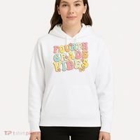Fourth Grade Vibes Hello Team 4th Grade Teacher Retro Hoodie thumb 5