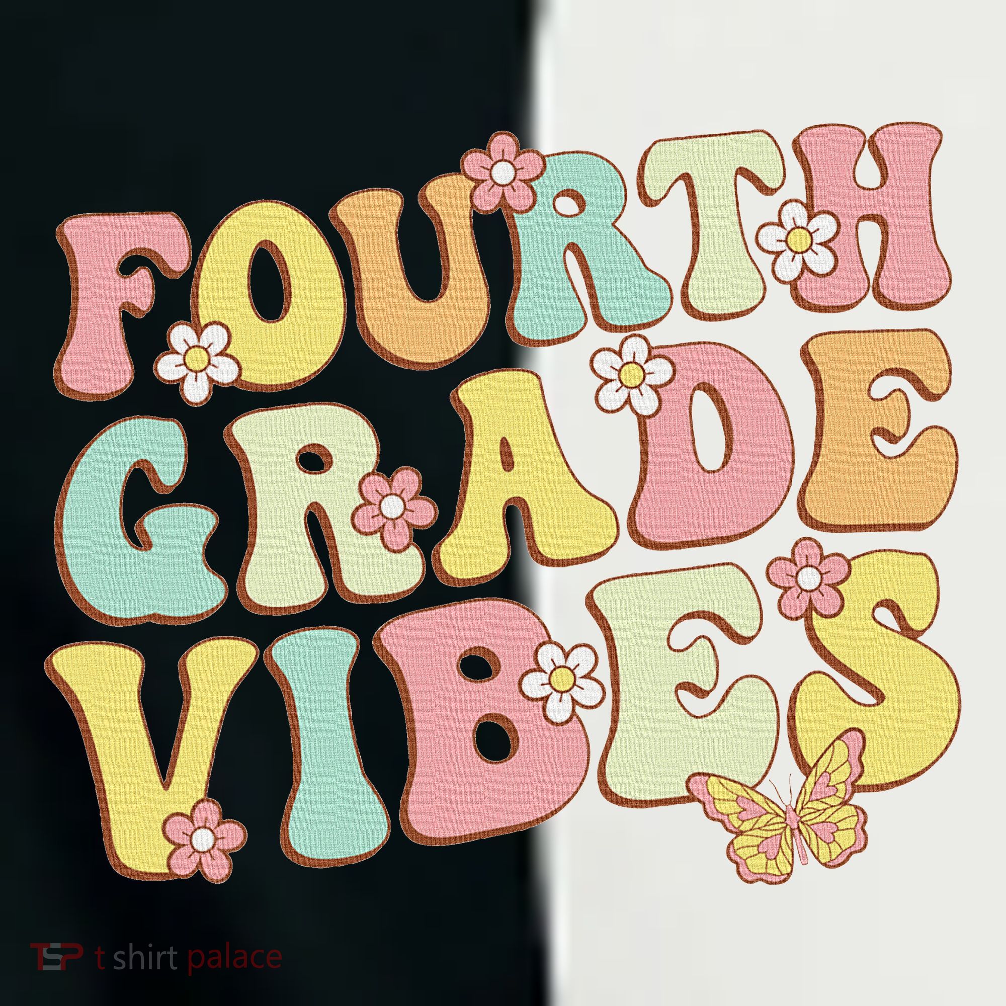 Fourth Grade Vibes Hello Team 4th Grade Teacher Retro Toddler Fine Jersey T-Shirt