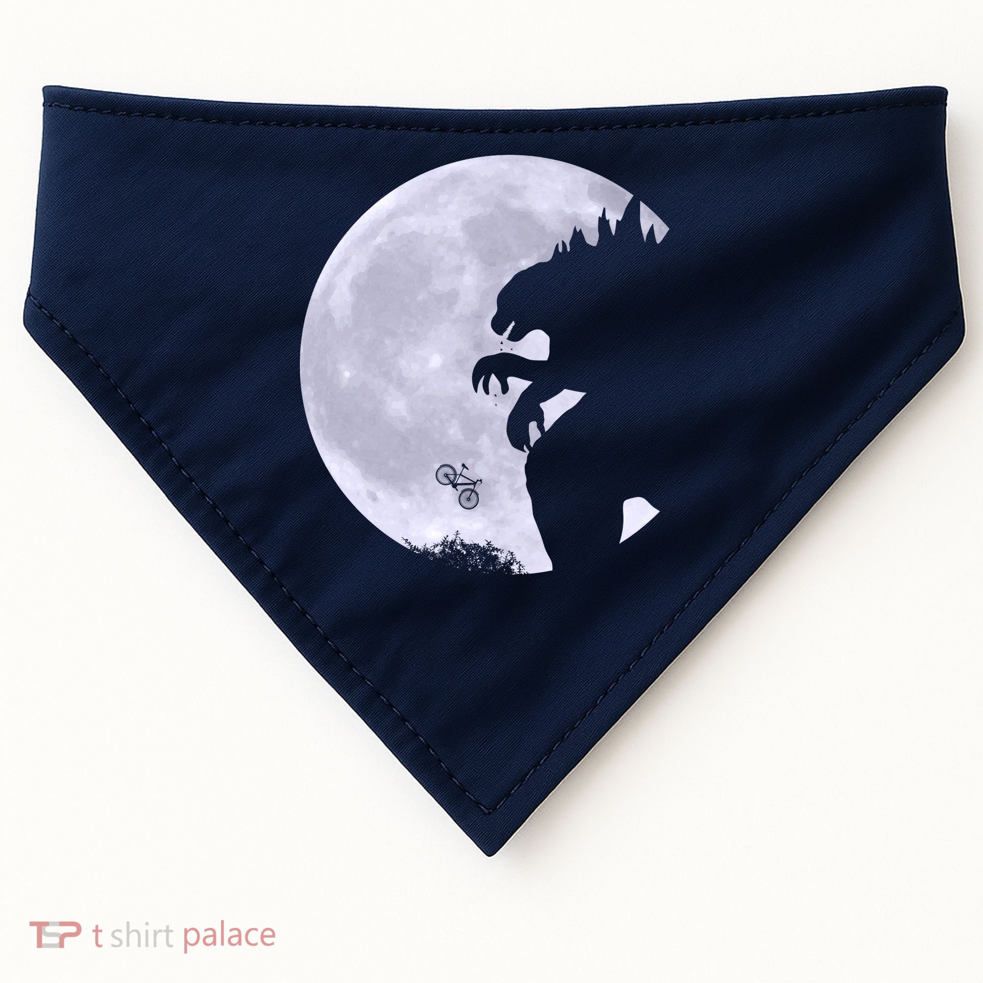 Funny Monster Versus ET USA-Made Doggie Bandana