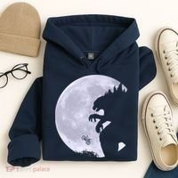 Funny Monster Versus ET Hoodie thumb 4