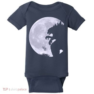 Funny Monster Versus ET Baby Bodysuit