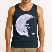 Funny Monster Versus ET Tank Top thumb 3