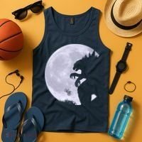 Funny Monster Versus ET Tank Top thumb 4