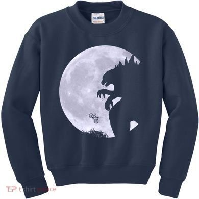 Funny Monster Versus ET Kids Sweatshirt