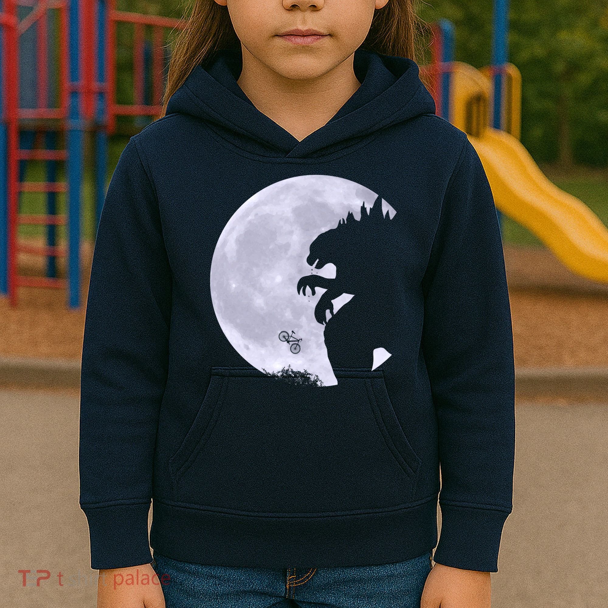 Funny Monster Versus ET Kids Hoodie