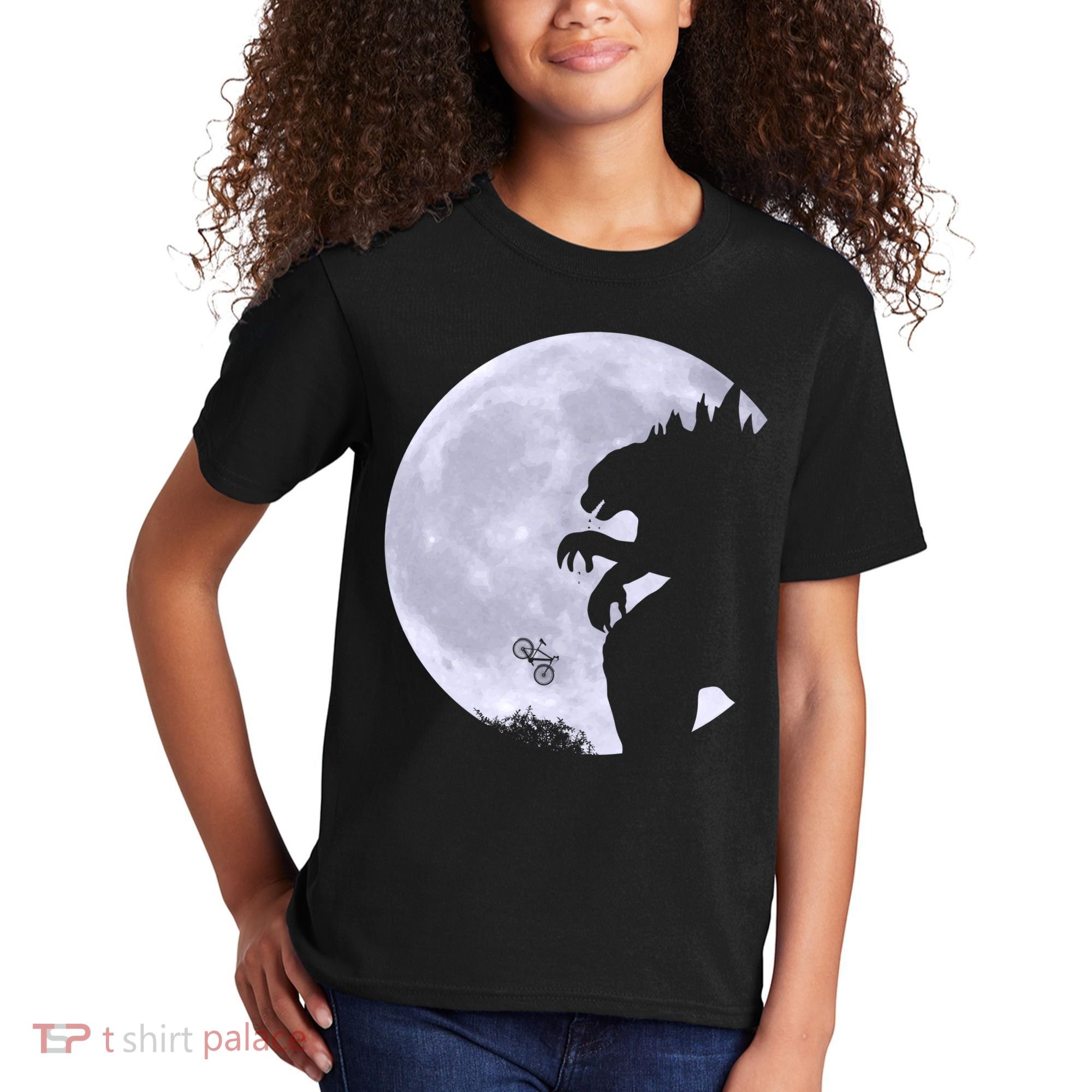 Funny Monster Versus ET Kids T-Shirt